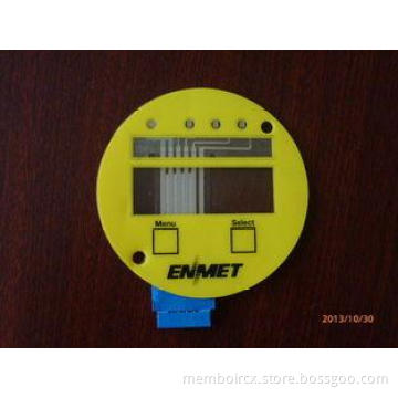 Free Design Gloss Membrane Switch Keypads With Clear Window